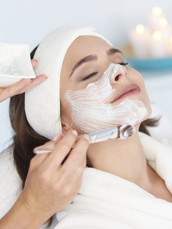 Beautiful woman at the spa salon